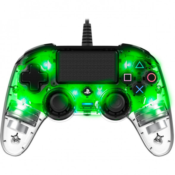 Геймпад проводной Nacon Illuminated Compact PS4, зеленый в Тамбове