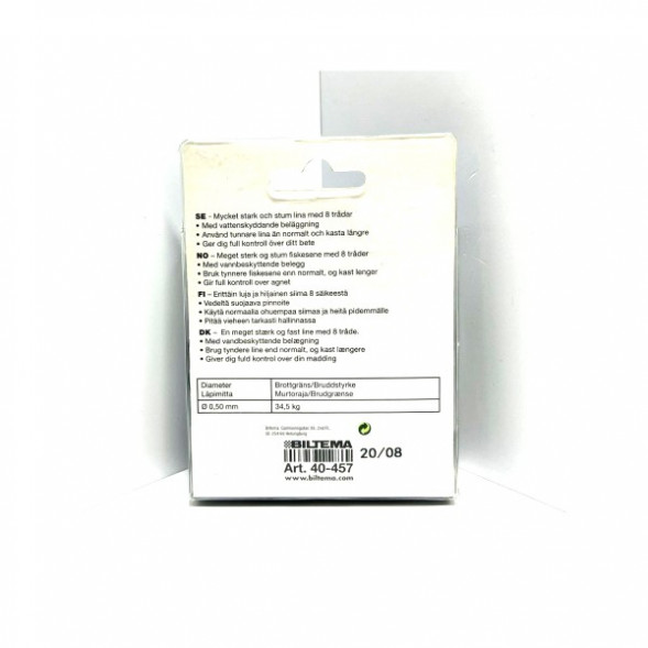 Леска Biltema 40-457 0,50mm 250m 34,5kg  (изумрудно-зеленый) в Тамбове