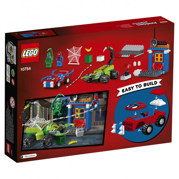 Конструктор LEGO Juniors 10754 Решающий бой Человека-паука против Скорпиона в Тамбове