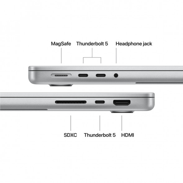 Ноутбук Apple MacBook Pro 14 2026 MGDQ4 (M5 Max 32-Core GPU, 36GB/2TB), Серебристый/Silver в Тамбове