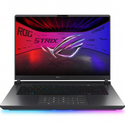 Ноутбук игровой ASUS ROG Strix G16 G615JMR-TS415 (16", IPS, Intel Core i7-14650HX 2.2ГГц, 16-ядерный, 16ГБ DDR5, 512 ГБ SSD, NVIDIA GeForce RTX 5060 - 8 ГБ, без ОС), серый