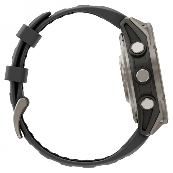 Умные часы Garmin Fenix 8 PRO, 47 мм, AMOLED, Sapphire, Titanium with Graphite/Black Silicone Band 010-03198-10 в Тамбове