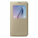 Чехол для Samsung Galaxy S6 S-View Cover (EF-CG920BFE), Gold в Тамбове