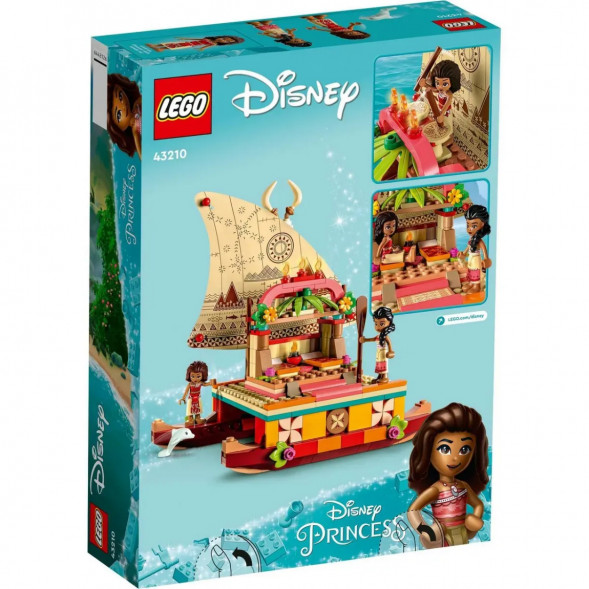 Конструктор LEGO Disney Princess 43210 Путеводная лодка Моаны в Тамбове