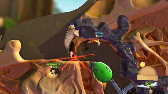 Игра Worms Battlegrounds + Worms W.M.D. Double Pack [PS4, английская версия + русские субтитры] в Тамбове