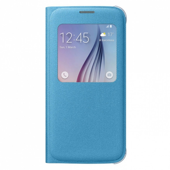Чехол для Samsung Galaxy S6 S-View Cover (EF-CG920BLE), Blue в Тамбове