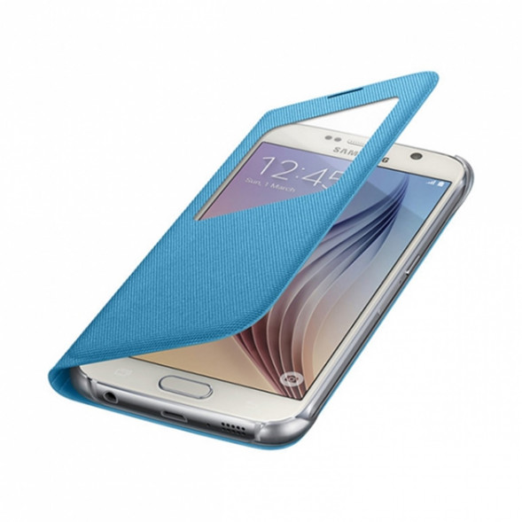 Чехол для Samsung Galaxy S6 S-View Cover (EF-CG920BLE), Blue в Тамбове