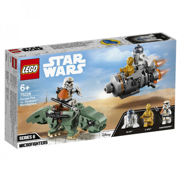 Конструктор LEGO Star Wars 75228 Спасательная капсула Микрофайтеры дьюбэк в Тамбове