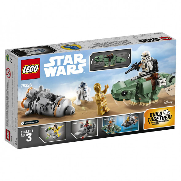 Конструктор LEGO Star Wars 75228 Спасательная капсула Микрофайтеры дьюбэк в Тамбове