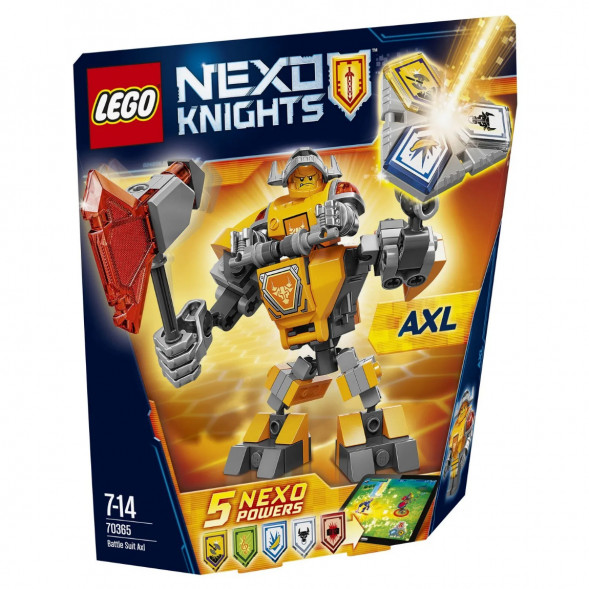 Конструктор LEGO Nexo Knights 70365 Боевые доспехи Акселя в Тамбове