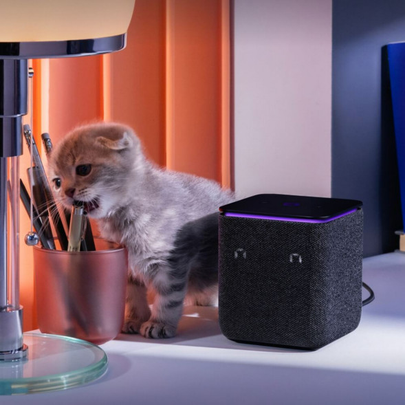 Умная колонка Яндекс Станция Миди с Алисой на YaGPT, чёрный в Тамбове