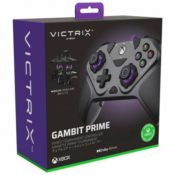 Проводной геймпад PDP Victrix Gambit Prime Tournament Controller Xbox One/Series/PC, черный в Тамбове
