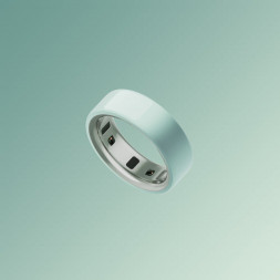Умное кольцо Oura Ring 4 Ceramic (размер 6), Морской прилив/Tide