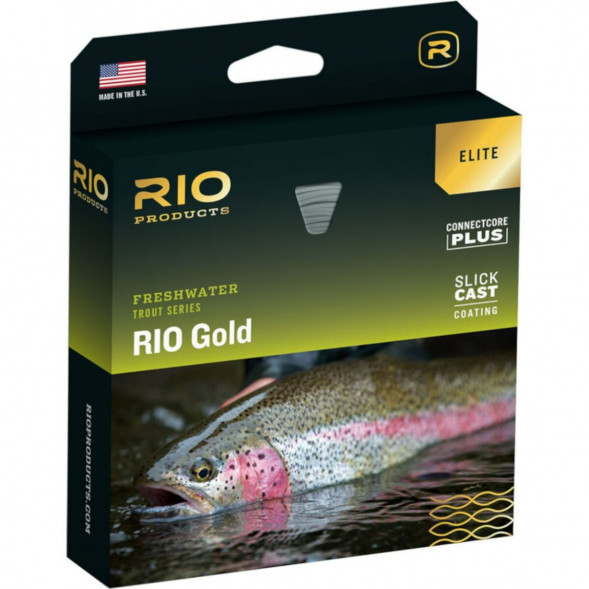 Леска RIO Elite Gold WF8F, Moss/Gold/Gray в Тамбове