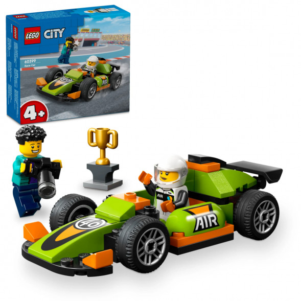 Конструктор LEGO City 60399 Зеленый Гоночный автомобиль в Тамбове