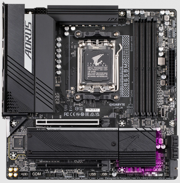 Материнская плата GIGABYTE B650M AORUS ELITE mATX в Тамбове