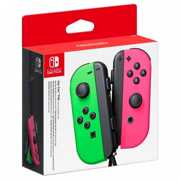 Геймпад Nintendo Switch Joy-Con controllers Duo, зеленый/розовый в Тамбове