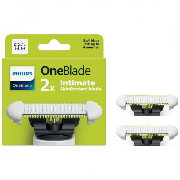 Сменные лезвия Philips OneBlade Intimate, 2 шт, QP229/52 в Тамбове