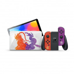 Игровая приставка Nintendo Switch OLED 64 ГБ, Pokemon Scarlet & Violet Edition