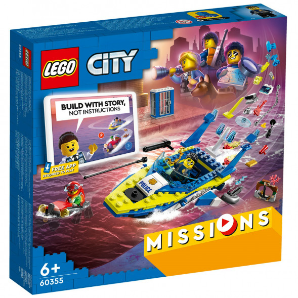 Конструктор LEGO City 60355 Детективные миссии водной полиции в Тамбове