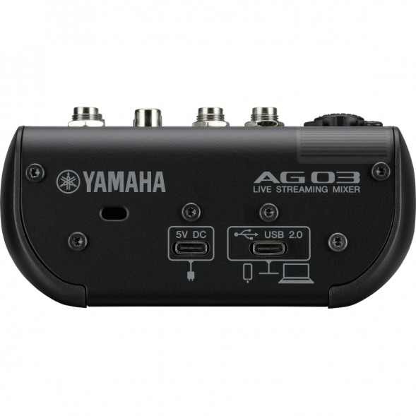 Микшер для стриминга Yamaha AG03MK2 LSPK Live Stream Black с аксессуарами в Тамбове