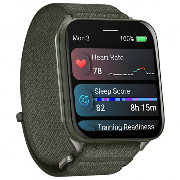 Умные часы Garmin Venu X1 Green с нейлоновым ремешком Moss ComfortFit 010-02980-03 в Тамбове