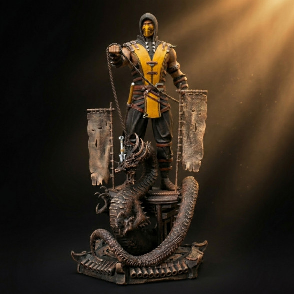 3D фигурка Скорпион Mortal Kombat в Тамбове