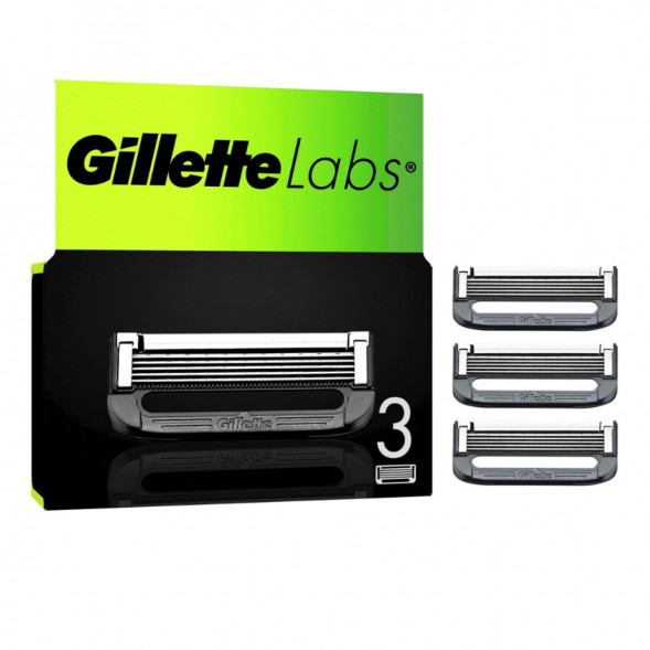 Лезвия для бритвы Gillette Labs, 3 шт. в Тамбове