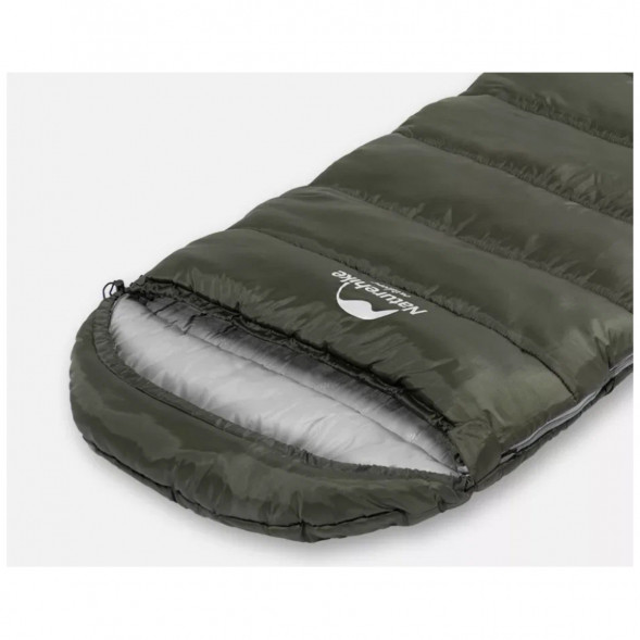 Спальный мешок NH20MSD07-U350S (Правый), темно-зеленый в Тамбове
