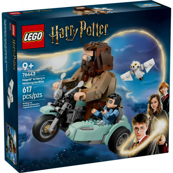 Конструктор LEGO Harry Potter 76443 Поездка Хагрида и Гарри на мотоцикле в Тамбове
