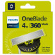 Сменные лезвия Philips Oneblade 360 QP440/50, 4 шт. в Тамбове