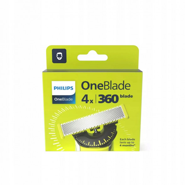 Сменные лезвия Philips Oneblade 360 QP440/50, 4 шт. в Тамбове
