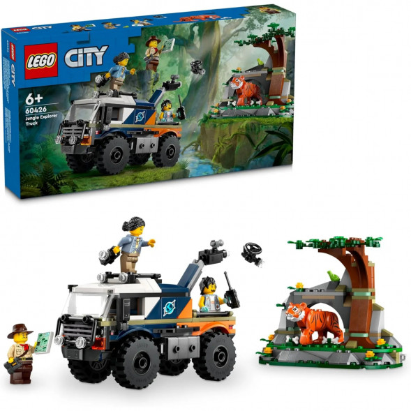 Конструктор LEGO City 60426 Внедорожный грузовик Исследователь джунглей в Тамбове