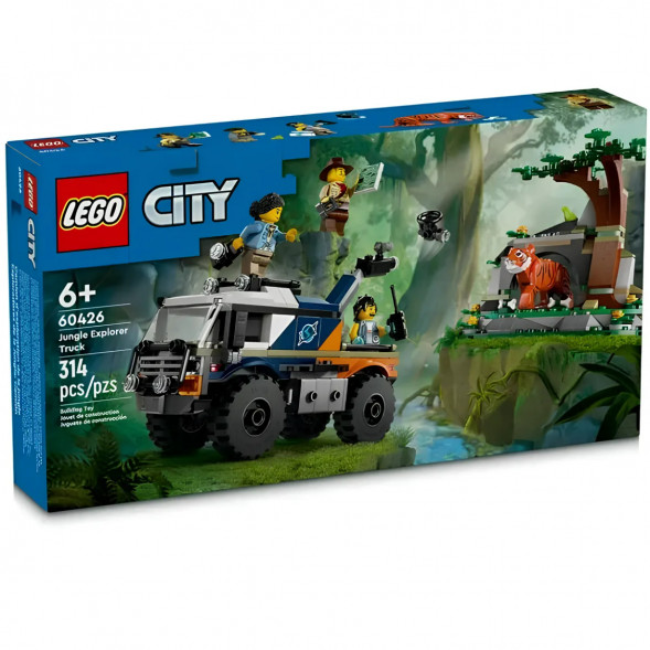 Конструктор LEGO City 60426 Внедорожный грузовик Исследователь джунглей в Тамбове