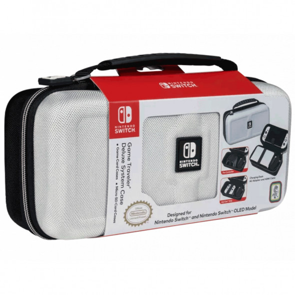 Чехол BIG BEN Deluxe для Nintendo Switch/OLED/Lite, белый в Тамбове