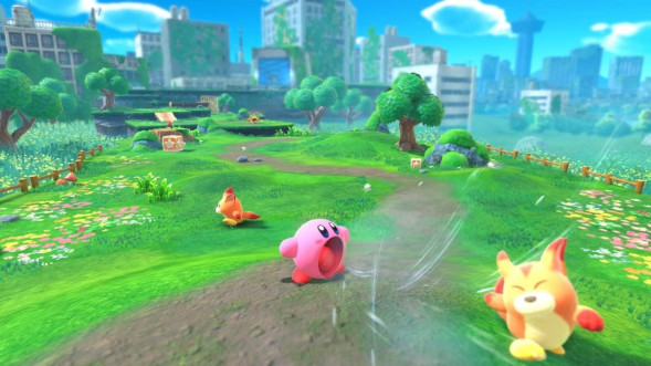 Игра Kirby and the Forgotten Land + Star-Crossed World [Nintendo Switch 2, английская версия] в Тамбове