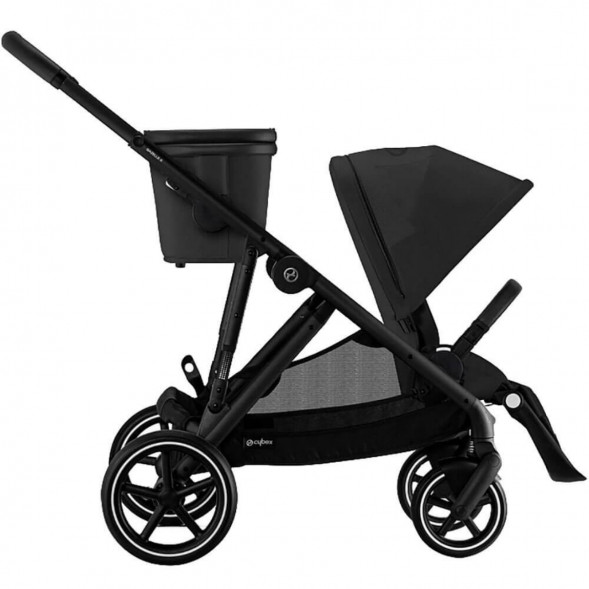 Детская коляска Cybex Gazelle S BLK Moon Black с корзиной и дождевиком в Тамбове