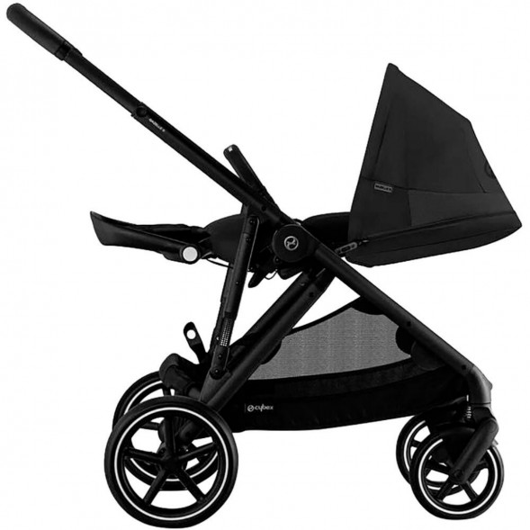 Детская коляска Cybex Gazelle S BLK Moon Black с корзиной и дождевиком в Тамбове