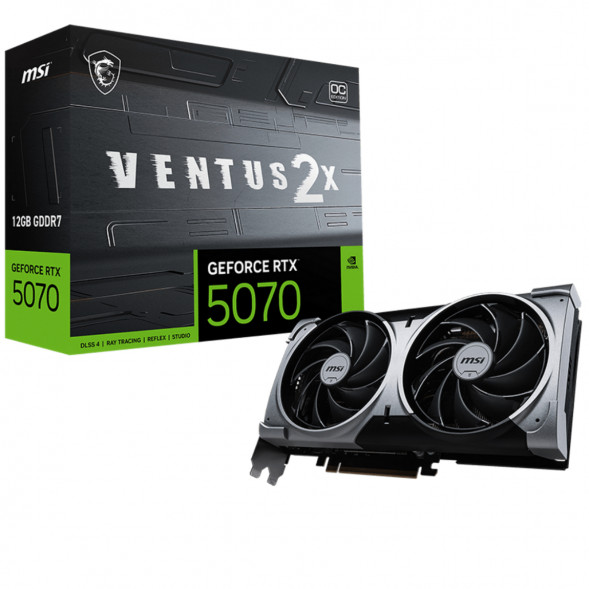 Видеокарта MSI GeForce RTX 5070 Ventus 2X OC 12G GDDR7 в Тамбове