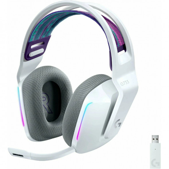Игровая гарнитура Logitech G733 RGB Headset Wireless, White в Тамбове