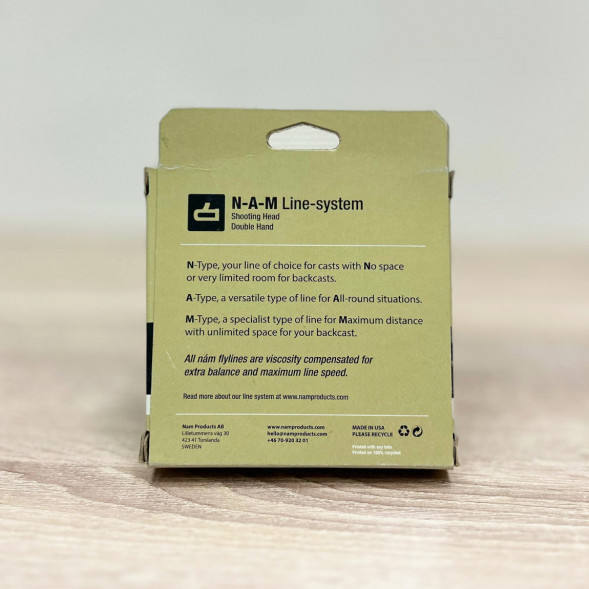 Рыболовная леска N-A-M Line System Shooting Head #10/42gram Sink6-Sink8 A-Type в Тамбове