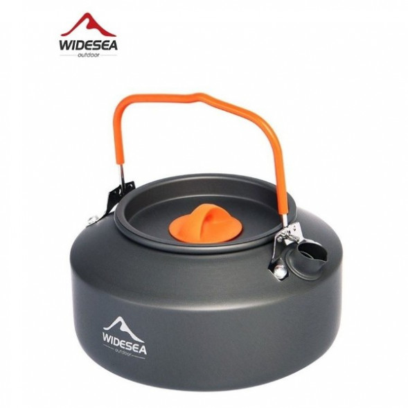 Чайник походный Widesea 1 литр, темно-серый в Тамбове