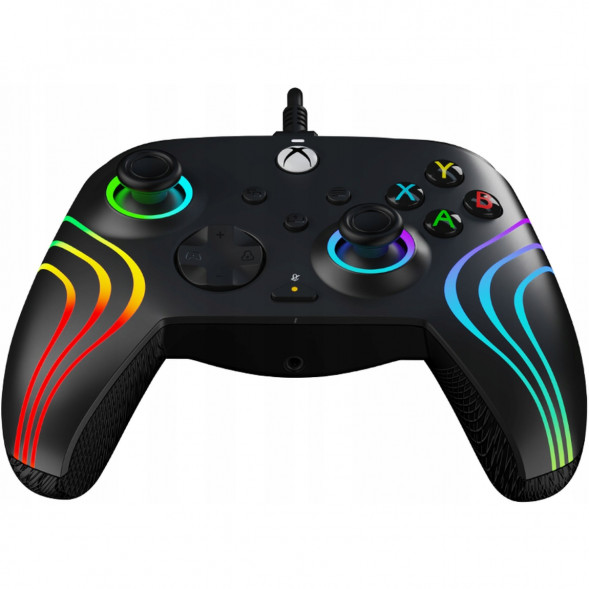 Геймпад проводной PDP для Xbox Afterglow Wave, Black в Тамбове