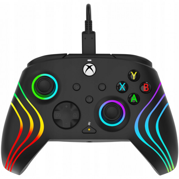 Геймпад проводной PDP для Xbox Afterglow Wave, Black в Тамбове