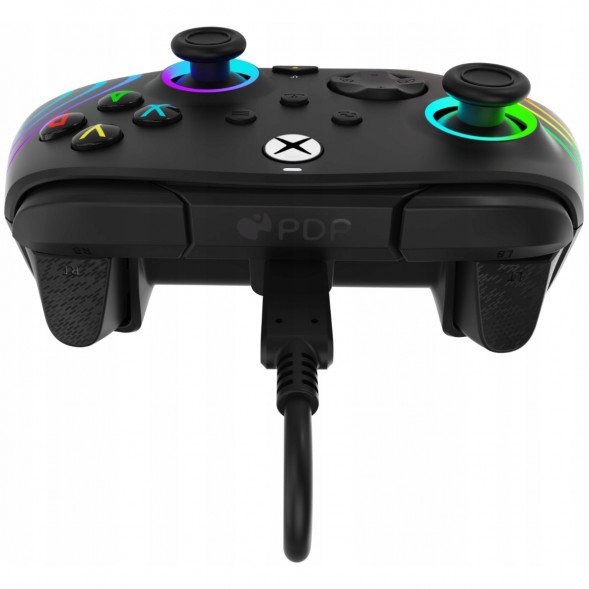 Геймпад проводной PDP для Xbox Afterglow Wave, Black в Тамбове