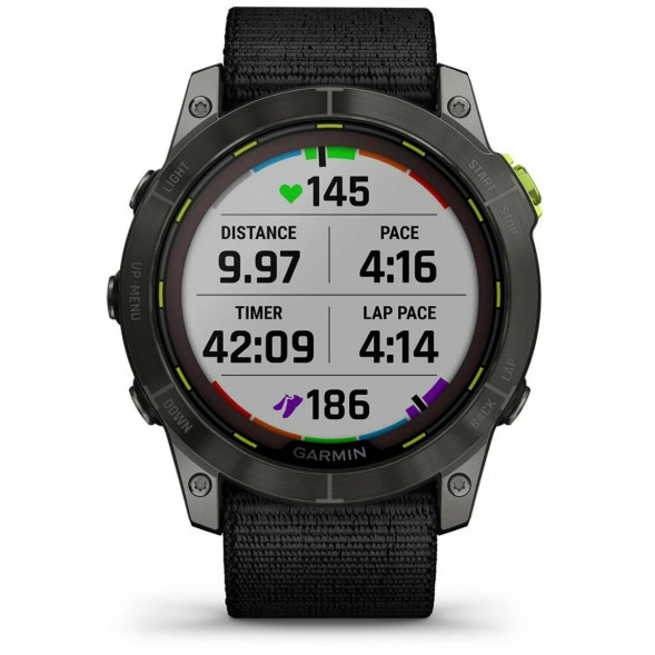 Умные часы Garmin Enduro 2 угольно-серый DLC титановый с нейлоновым ремешком UltraFit 010-02754-01 в Тамбове