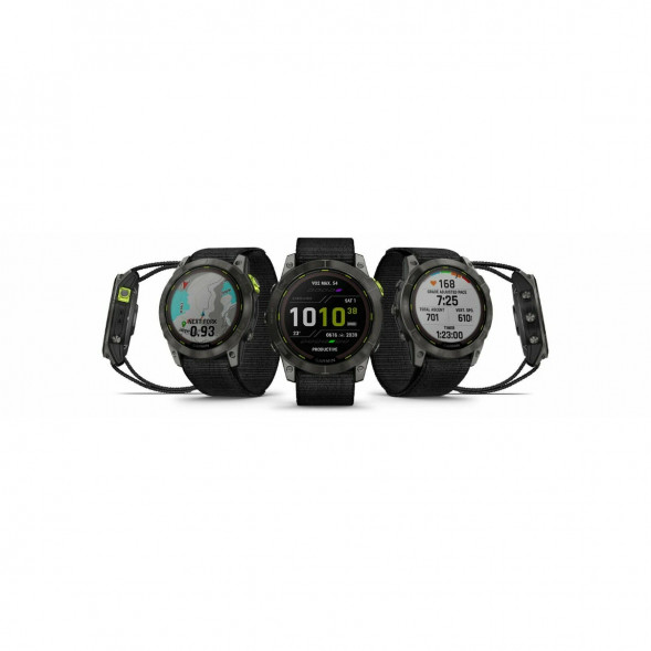 Умные часы Garmin Enduro 2 угольно-серый DLC титановый с нейлоновым ремешком UltraFit 010-02754-01 в Тамбове