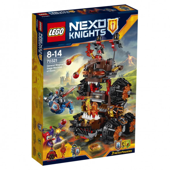 Конструктор LEGO Nexo Knights 70321 Роковое наступление Генерала Магмара в Тамбове