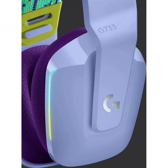 Игровая гарнитура Logitech G733 RGB Lightspeed Wireless, сиреневый в Тамбове