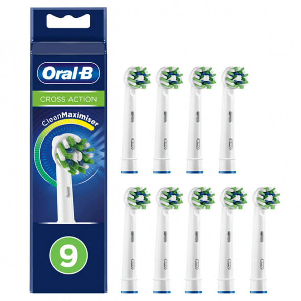 Насадки на зубные щетки Oral-B Cross Action, 9 шт. в Тамбове